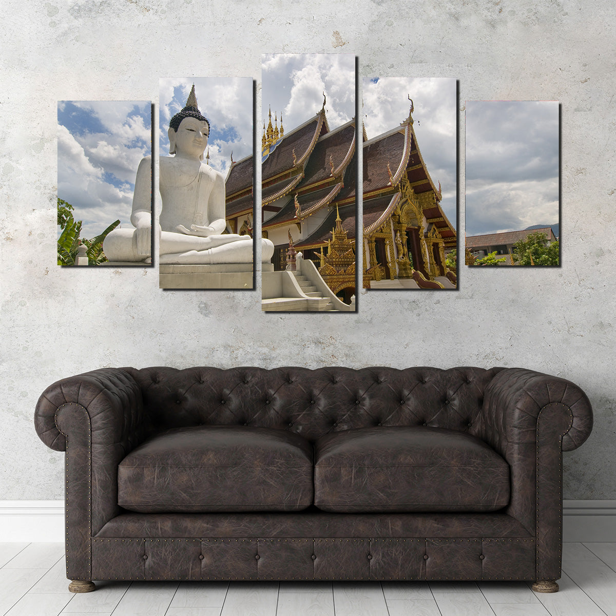 Buddhist Temple in Chiang Mai Wall Art