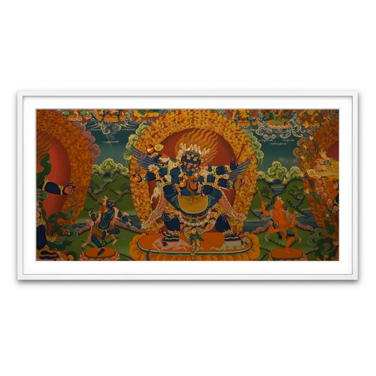 Framed Print 2x1 White