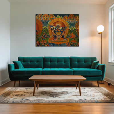 AUTO-MOCKUP ROOM | Buddhist fresco