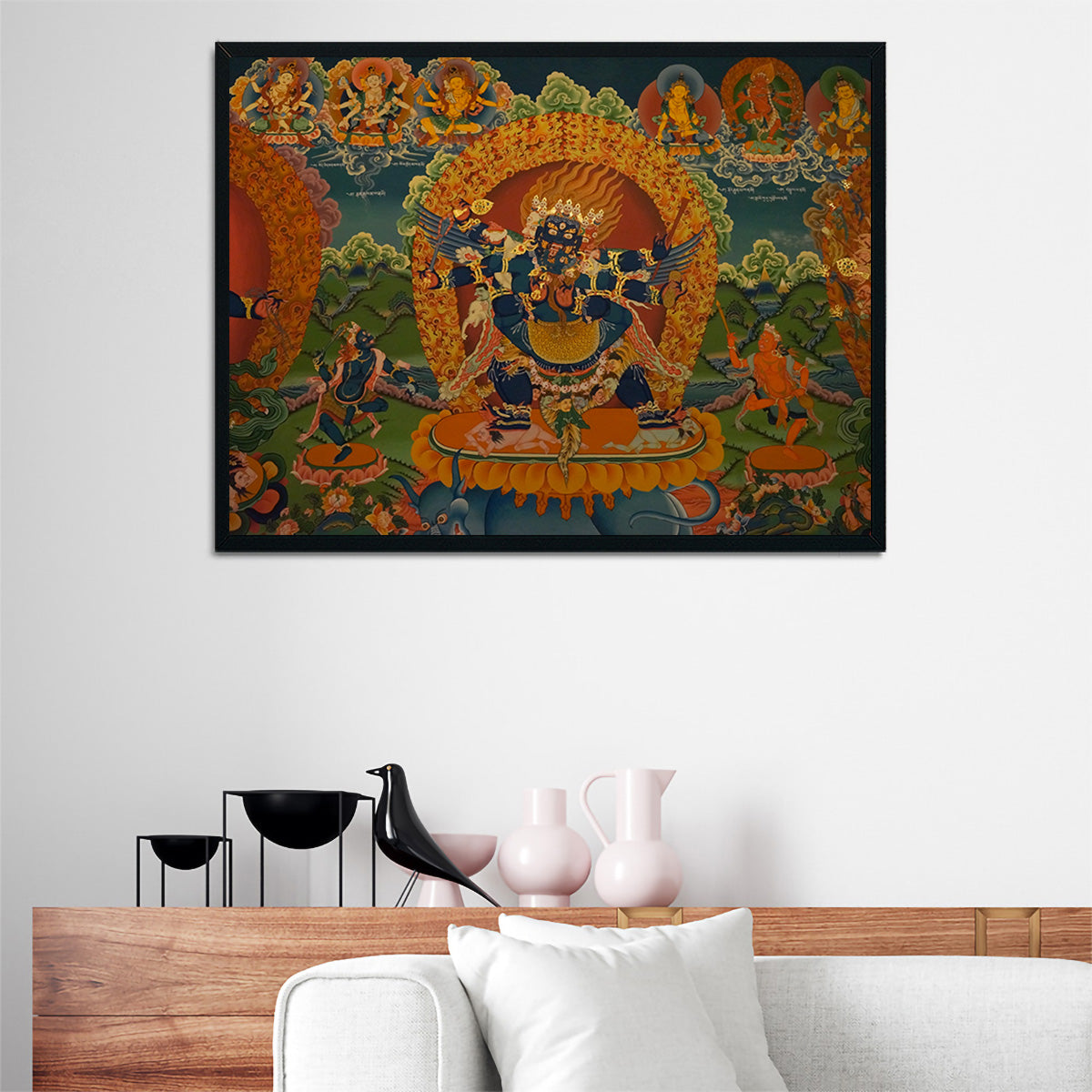 Buddhist Fresco Wall Art