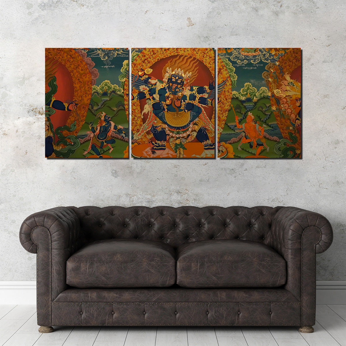 Buddhist Fresco Wall Art