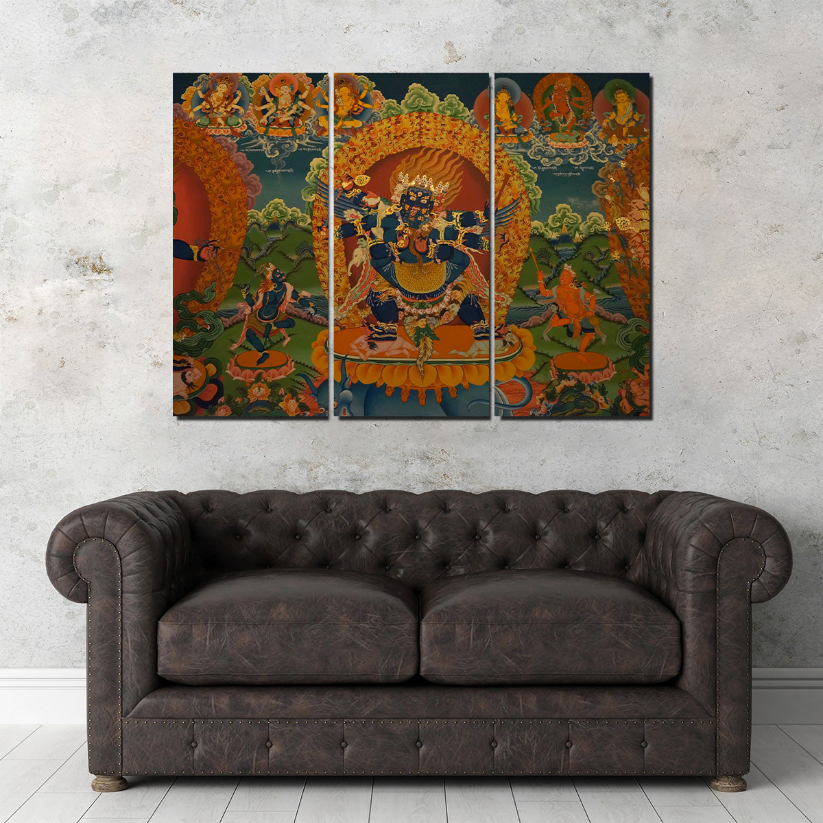 Buddhist Fresco Wall Art