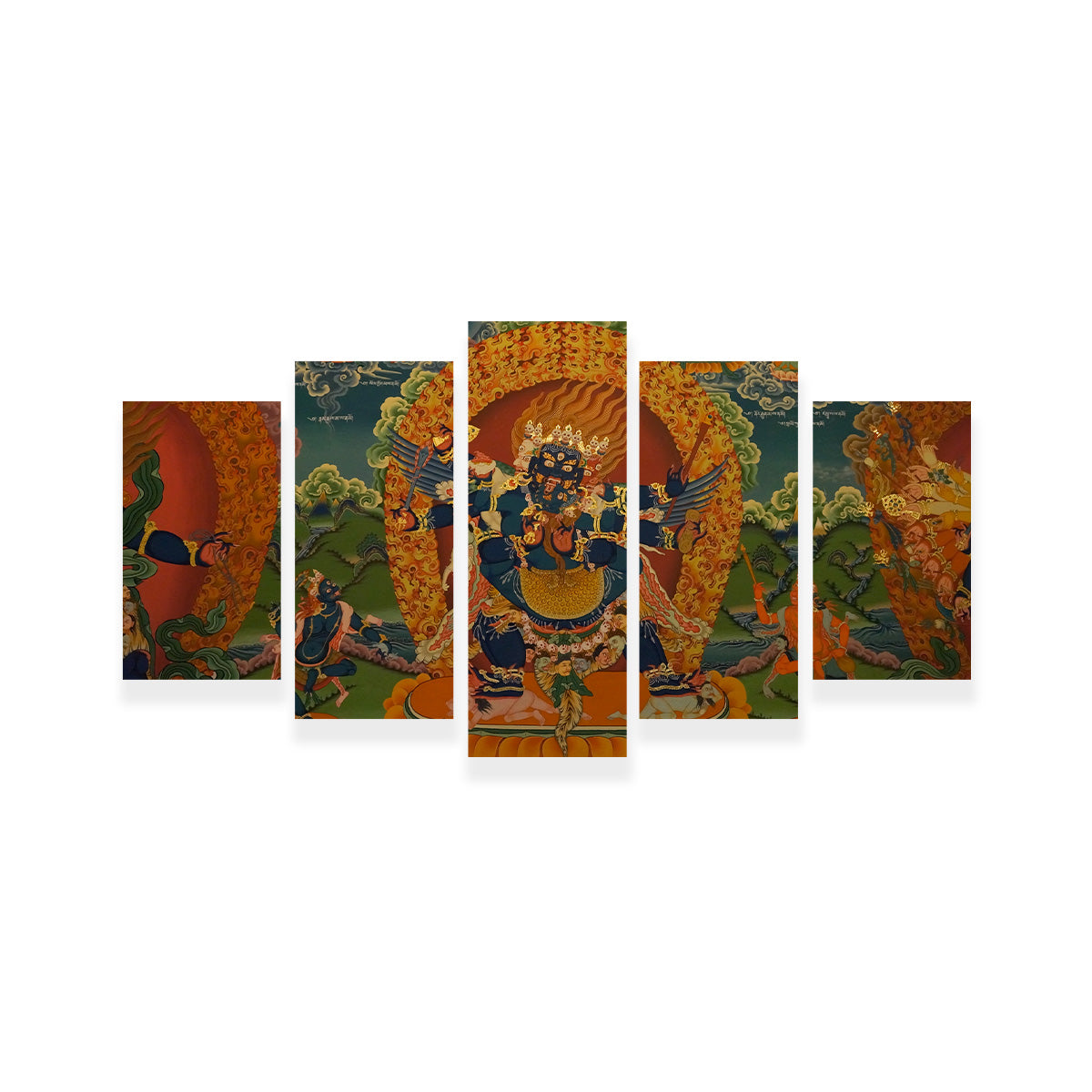 Buddhist Fresco Wall Art