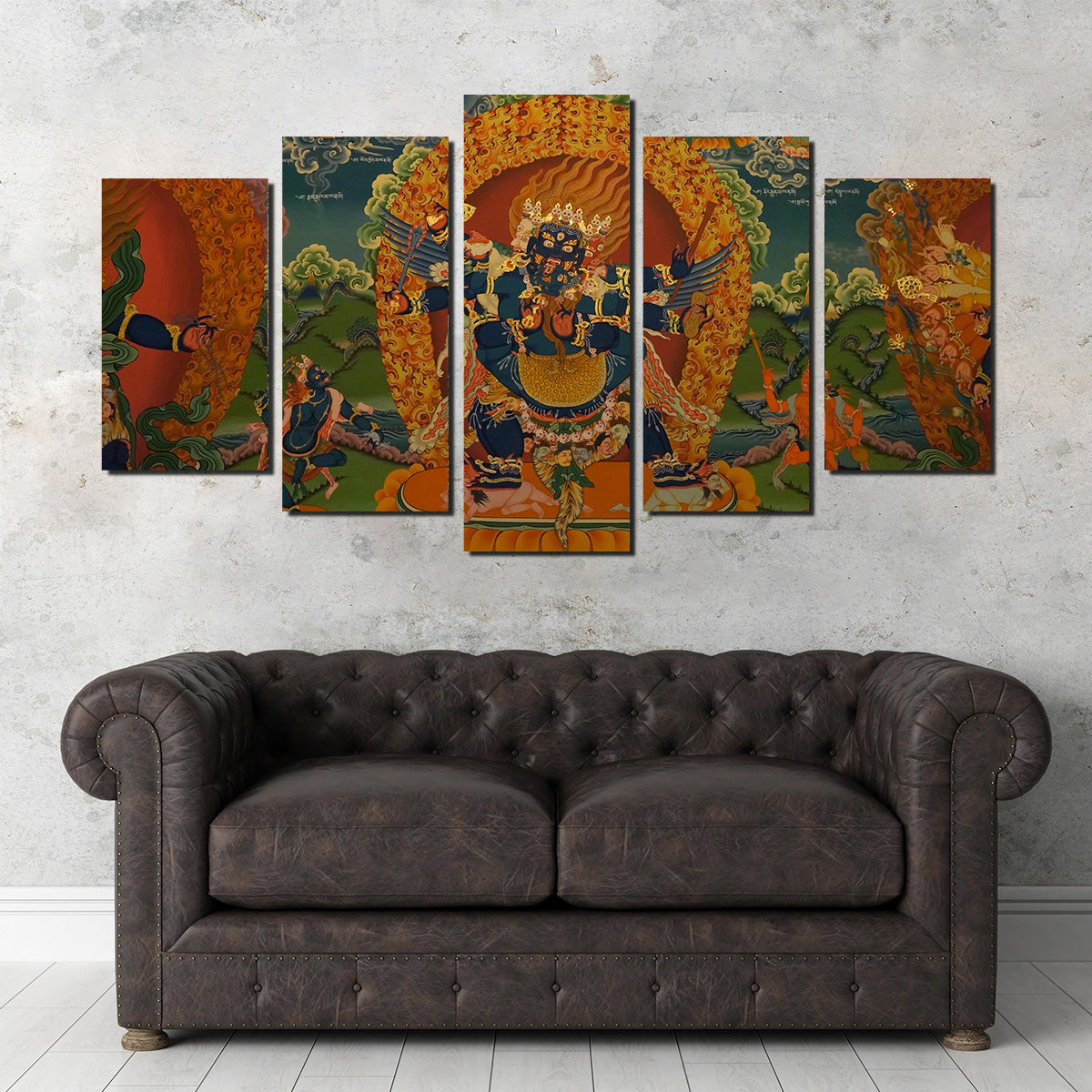 Buddhist Fresco Wall Art