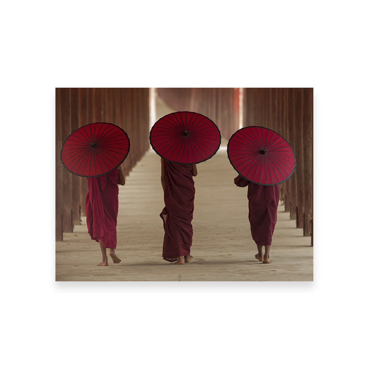 Buddhist Monks in Burma Wall Art