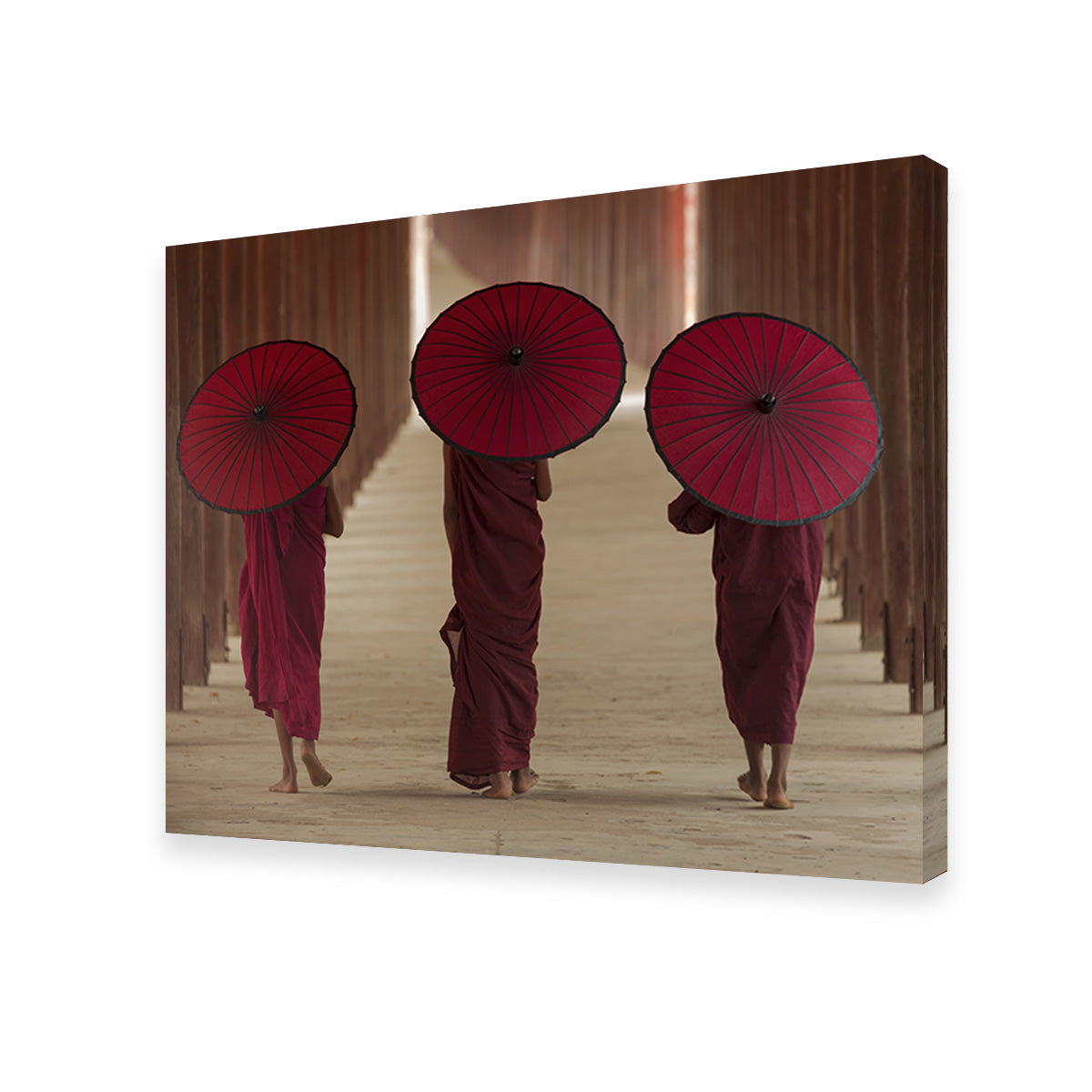 Buddhist Monks in Burma Wall Art