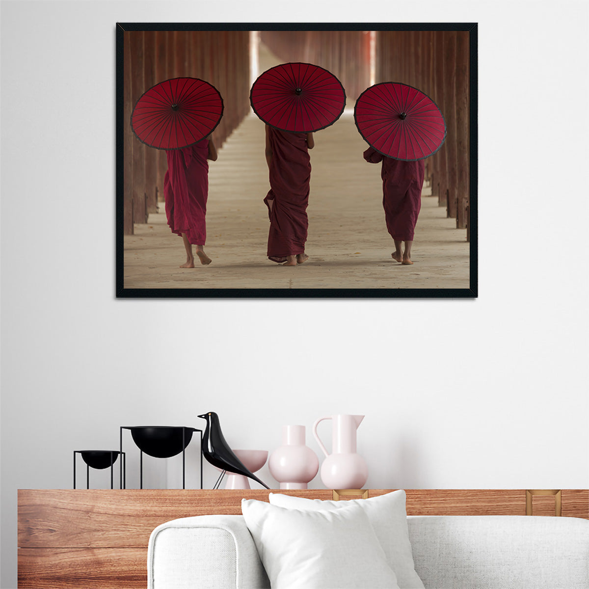 Buddhist Monks in Burma Wall Art