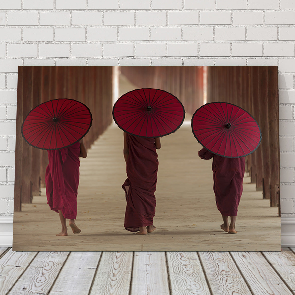 Buddhist Monks in Burma Wall Art
