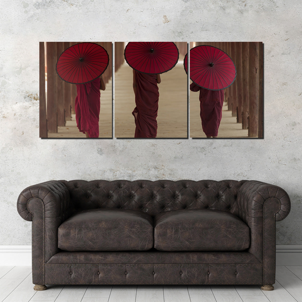 Buddhist Monks in Burma Wall Art