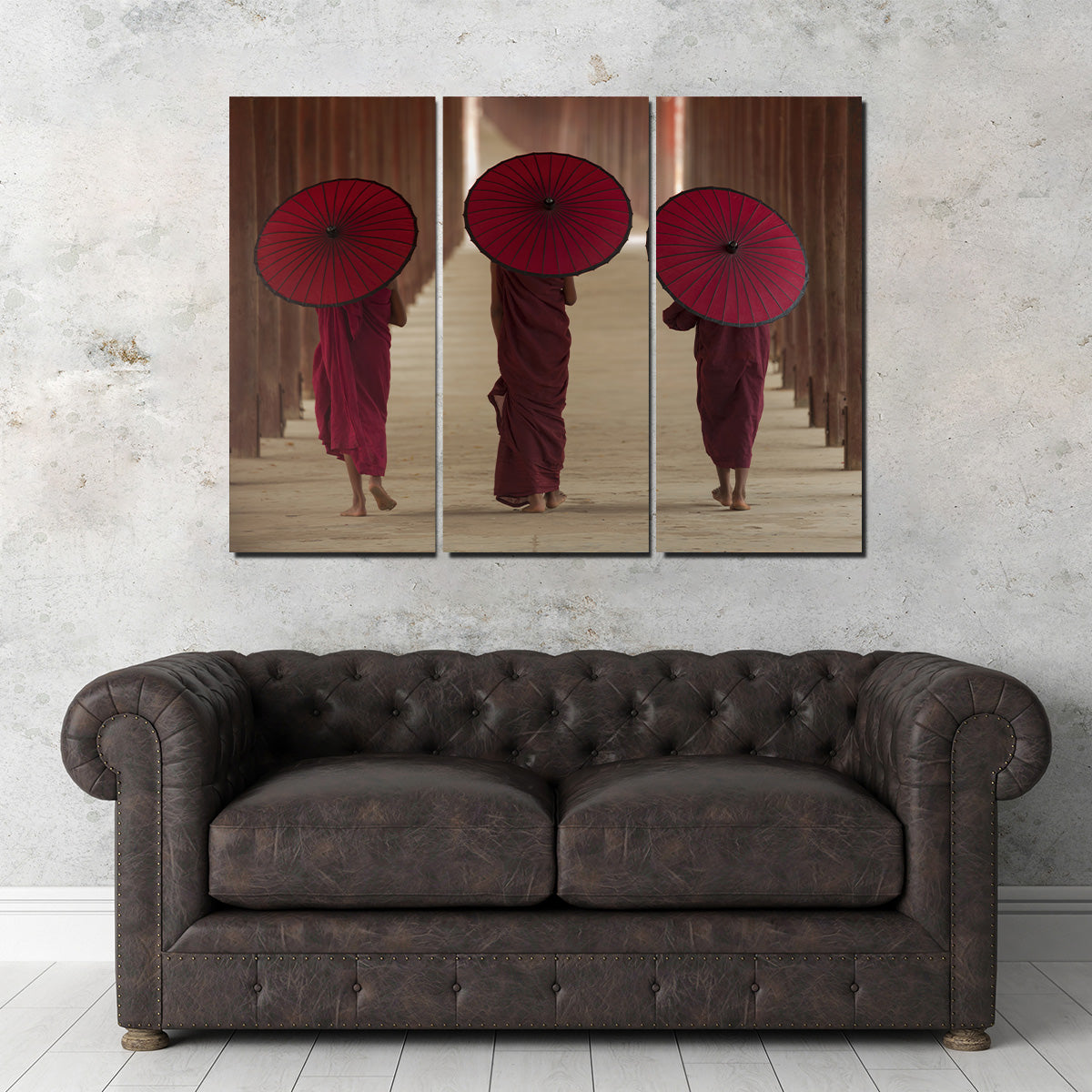Buddhist Monks in Burma Wall Art