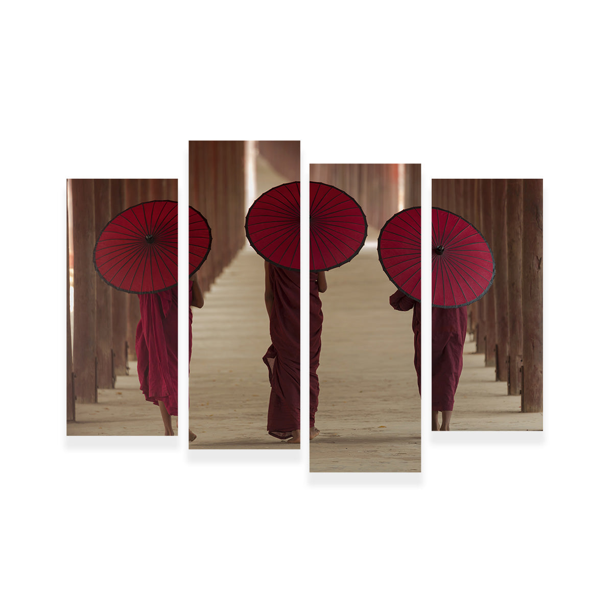 Buddhist Monks in Burma Wall Art