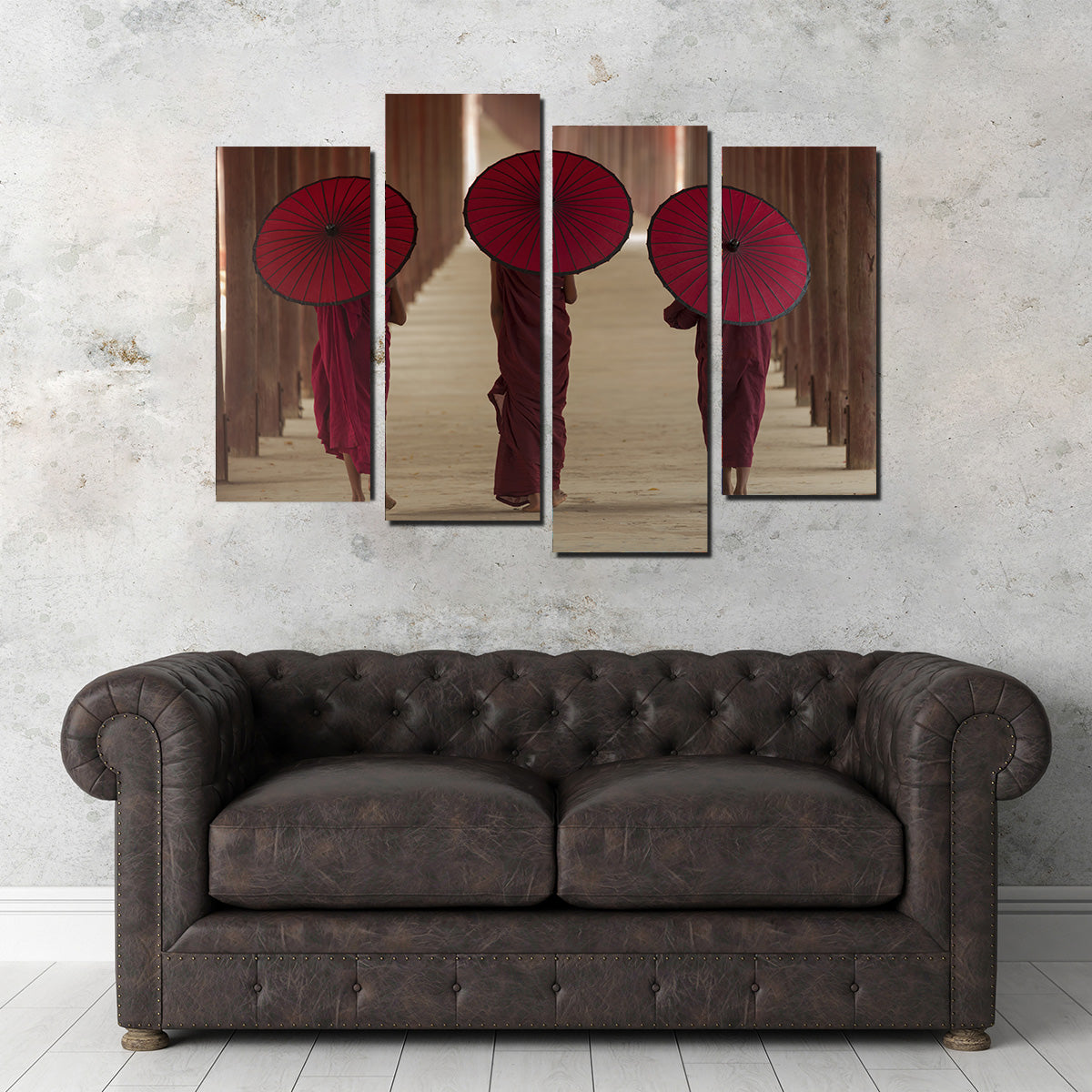 Buddhist Monks in Burma Wall Art