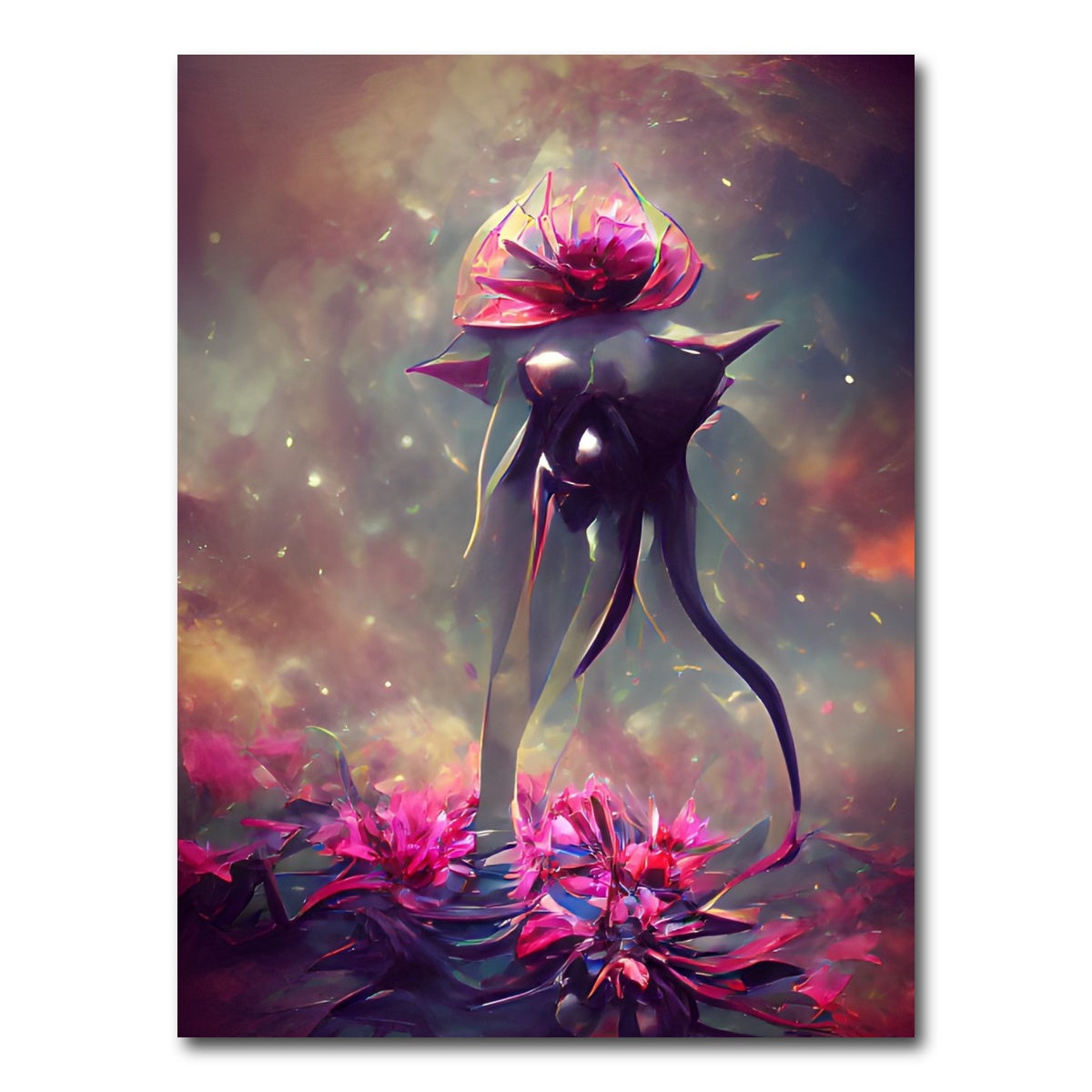 AUTO-MOCKUP WHITE | Budding with Glory | 1 Piece | Gallery Wrap Canvas | group=3x4