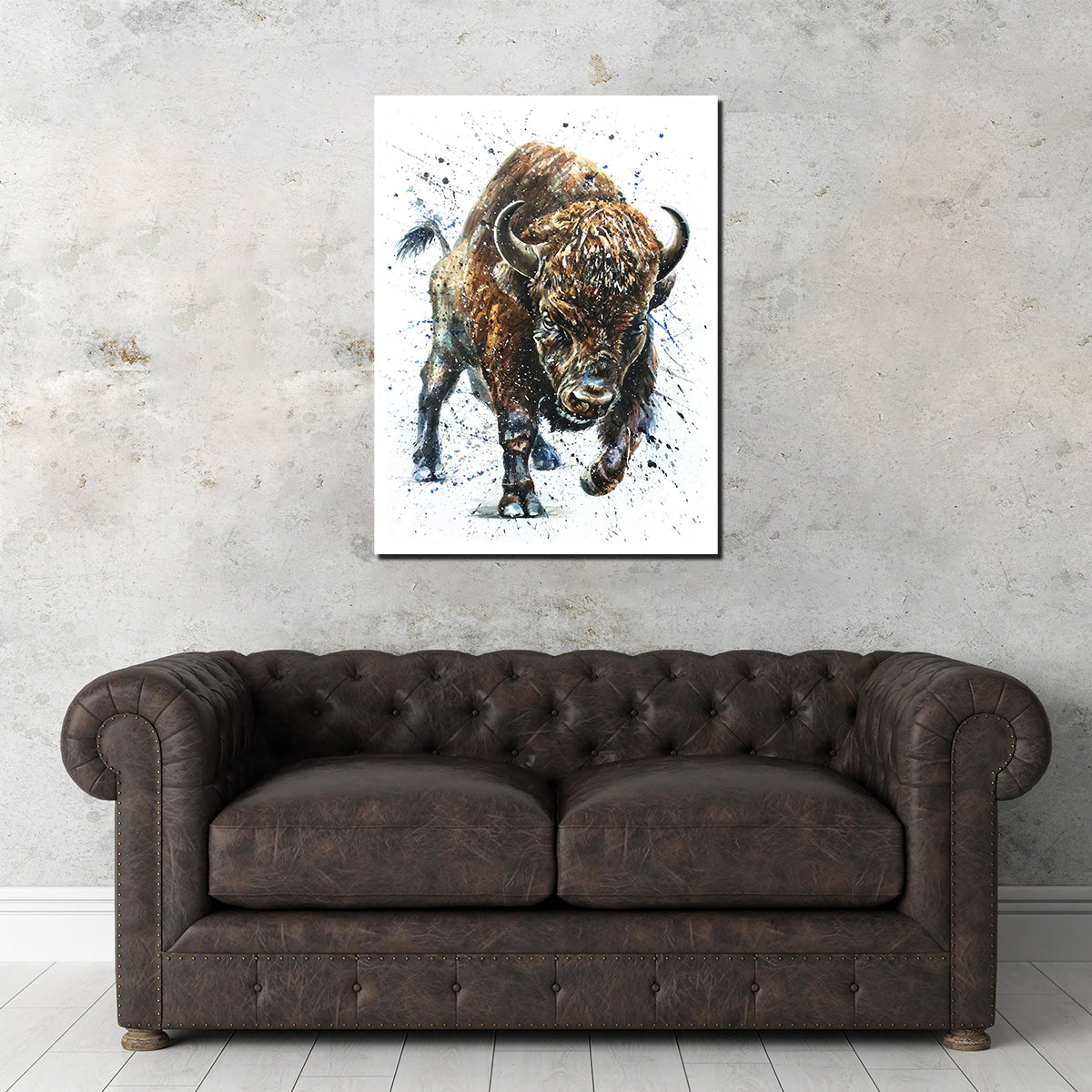 Buffalo Painting Wall Art