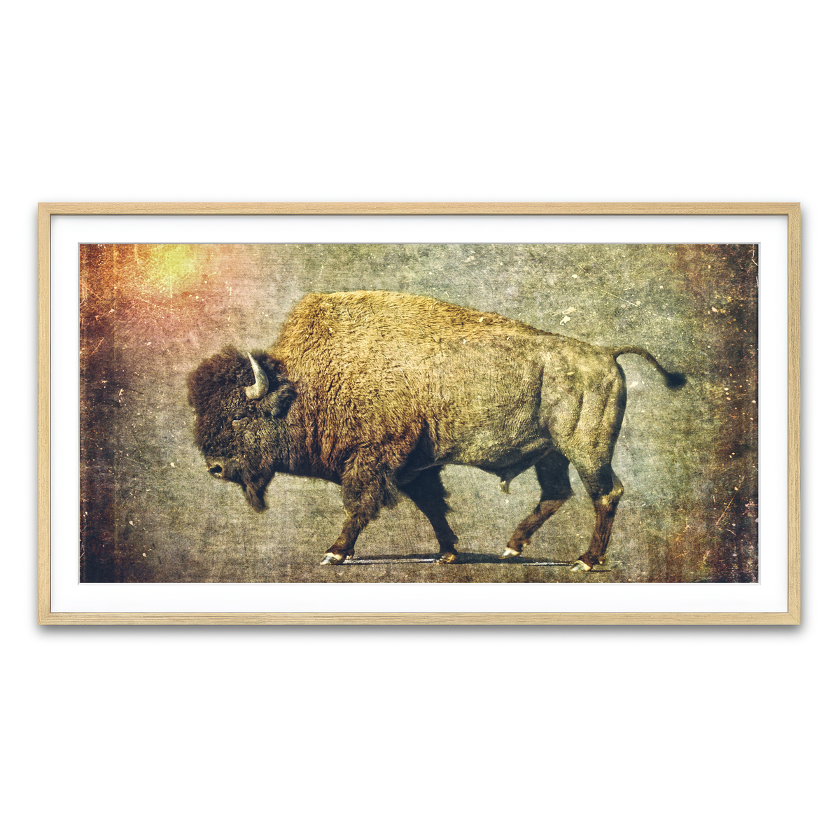 Framed Print 2x1 Natural