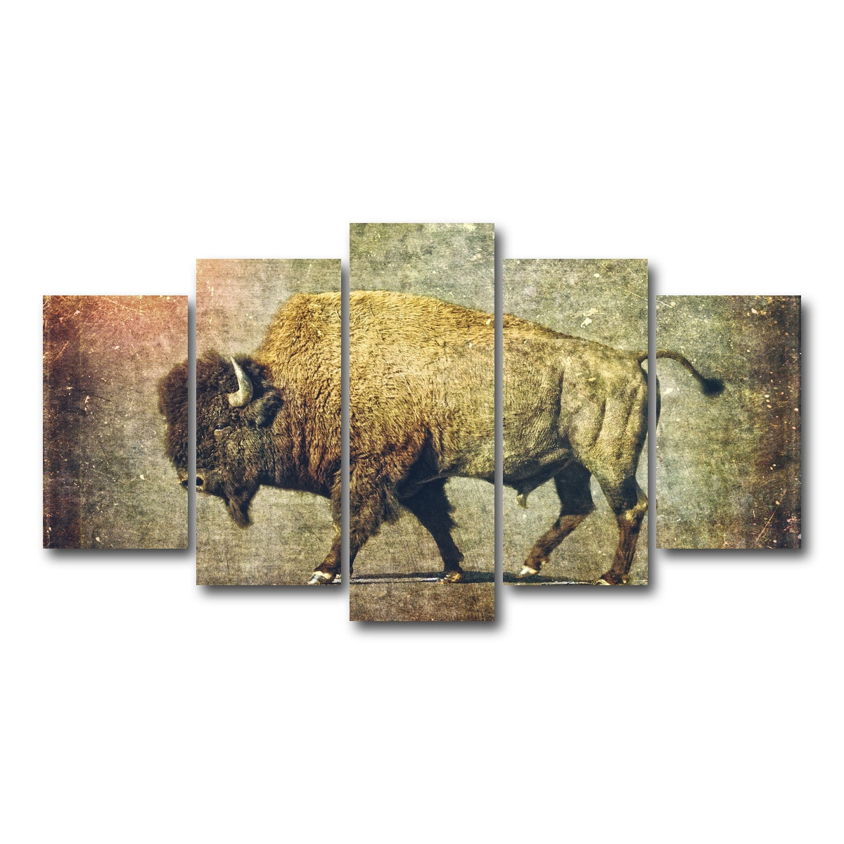 AUTO-MOCKUP WHITE | Buffalo Art | 5 Piece | Gallery Wrap Canvas | group=5_normal