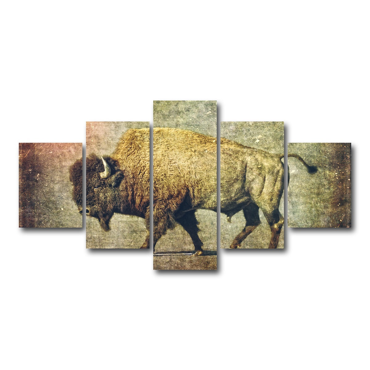 AUTO-MOCKUP WHITE | Buffalo Art | 5 Piece | Gallery Wrap Canvas | group=5_short