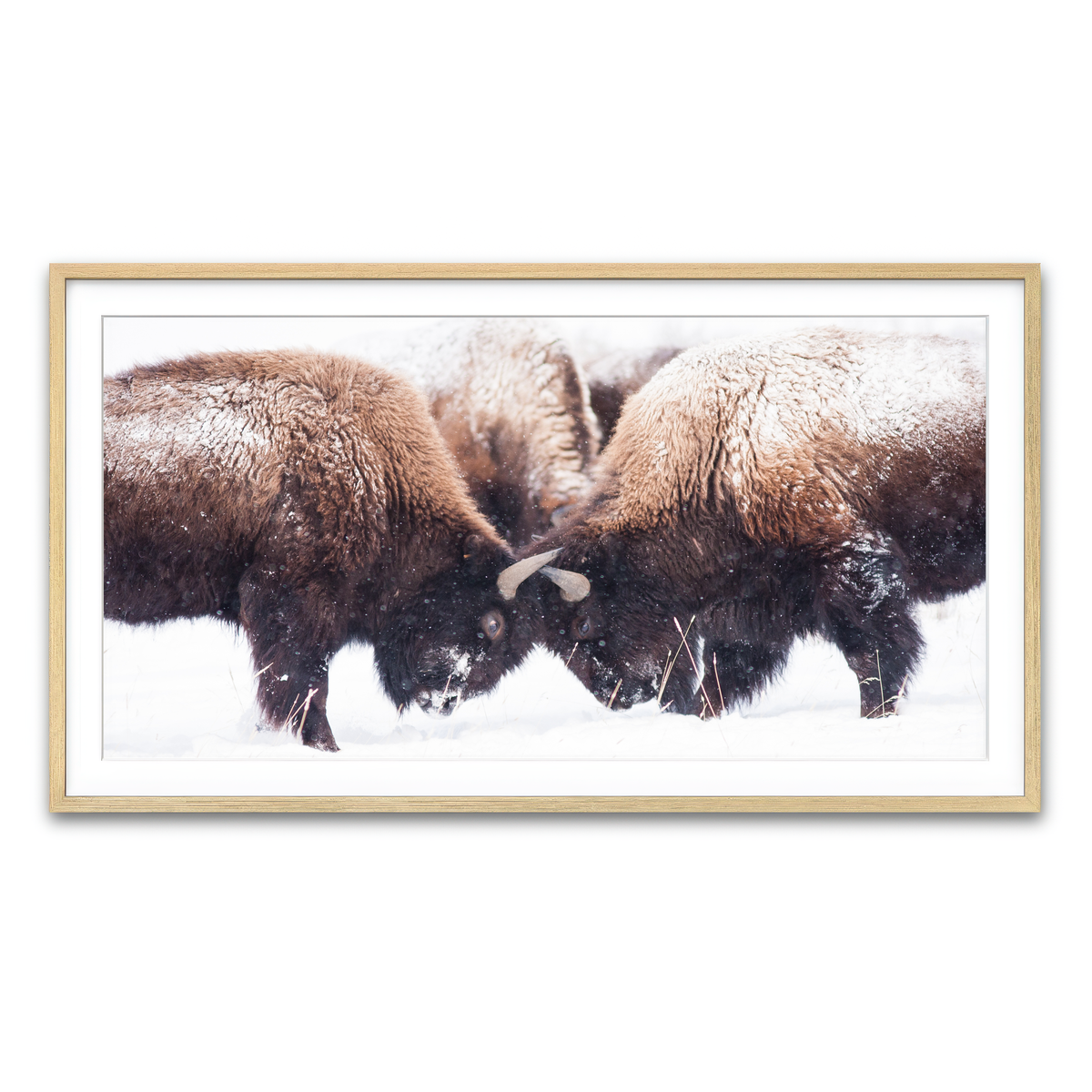 Framed Print 2x1 Natural