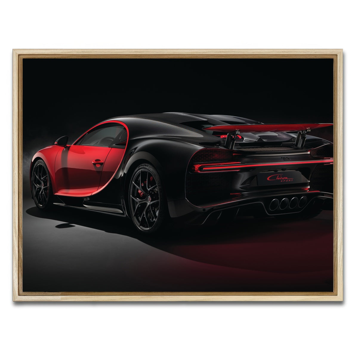 AUTO-MOCKUP WHITE | Bugatti V2 | 1 Piece | Natural Framed Canvas | group=4x3