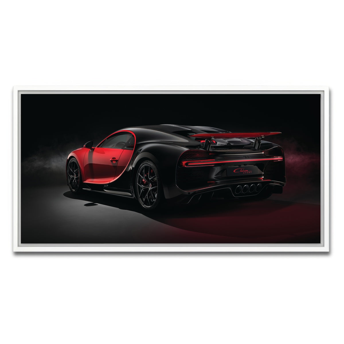 AUTO-MOCKUP WHITE | Bugatti V2 | 1 Piece | White Framed Canvas | group=2x1