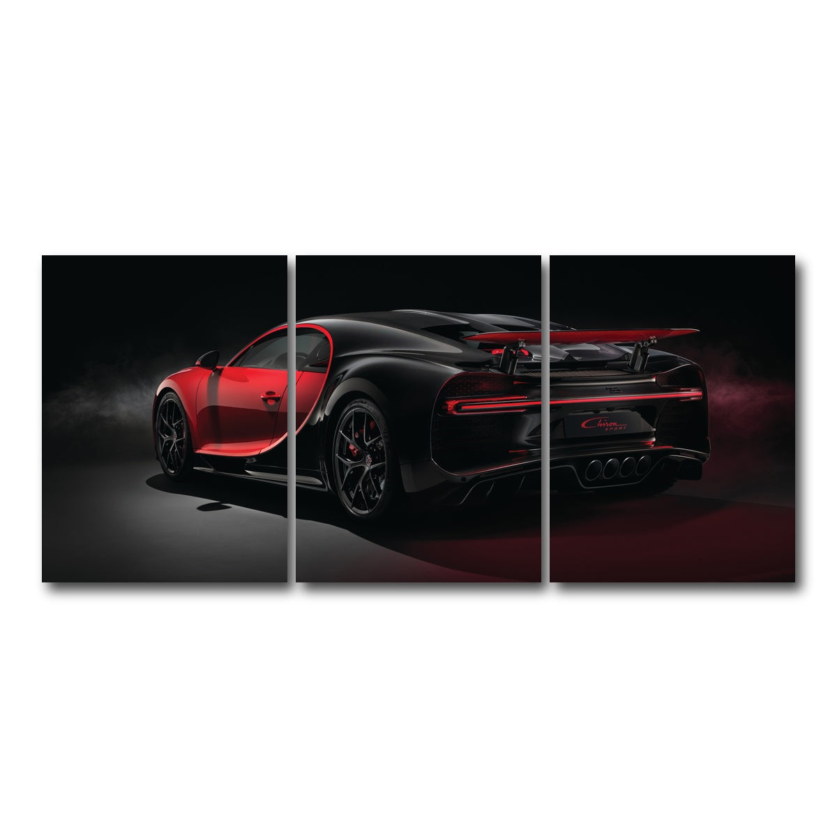 AUTO-MOCKUP WHITE | Bugatti V2 | 3 Piece | Gallery Wrap Canvas | group=18x24