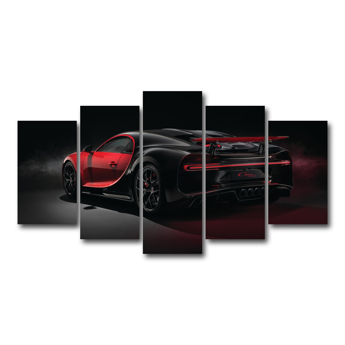 AUTO-MOCKUP WHITE | Bugatti V2 | 5 Piece | Gallery Wrap Canvas | group=5_normal