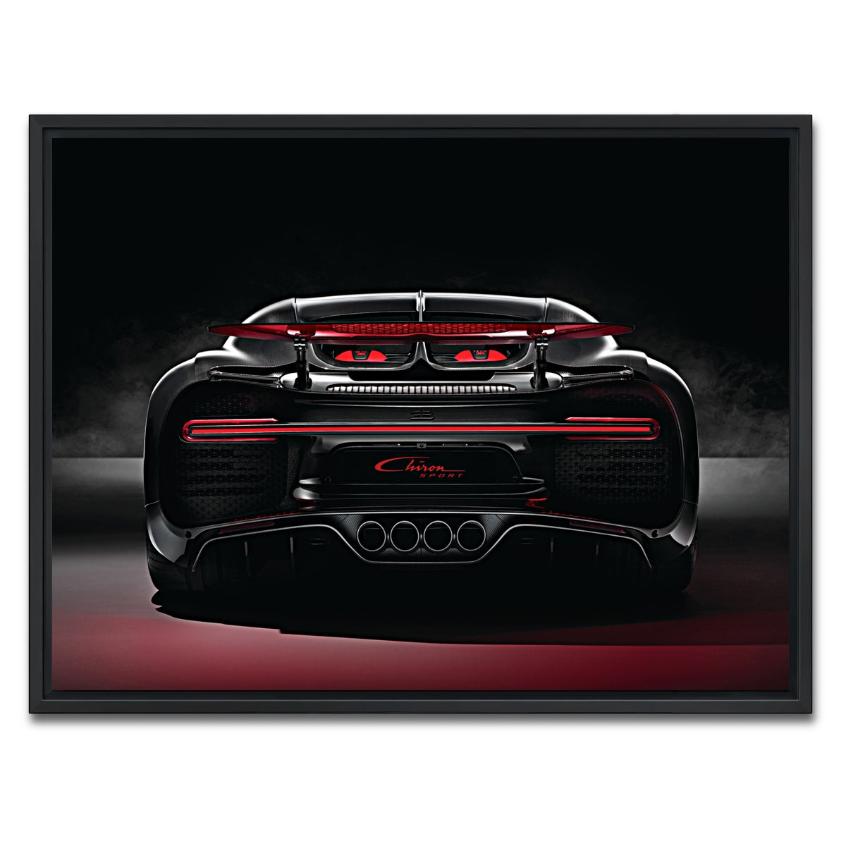 AUTO-MOCKUP WHITE | Bugatti V3 | 1 Piece | Black Framed Canvas | group=4x3