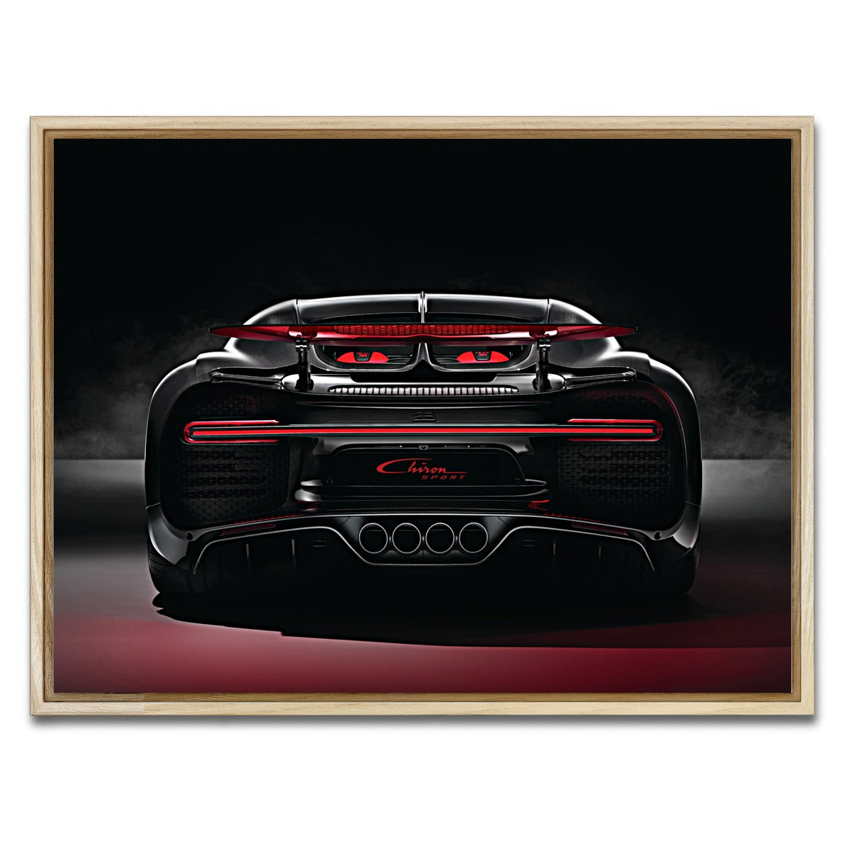AUTO-MOCKUP WHITE | Bugatti V3 | 1 Piece | Natural Framed Canvas | group=4x3