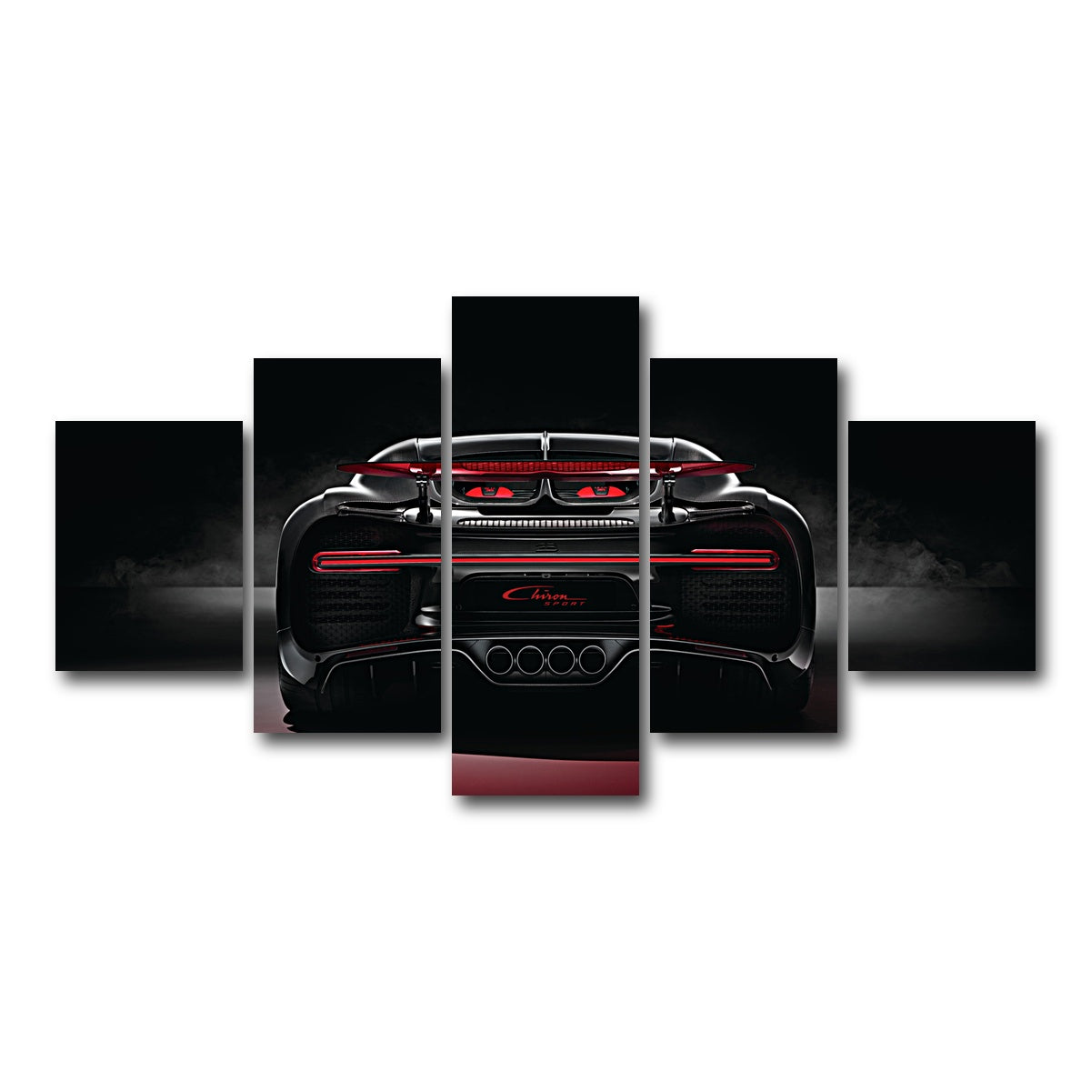 AUTO-MOCKUP WHITE | Bugatti V3 | 5 Piece | Gallery Wrap Canvas | group=5_short