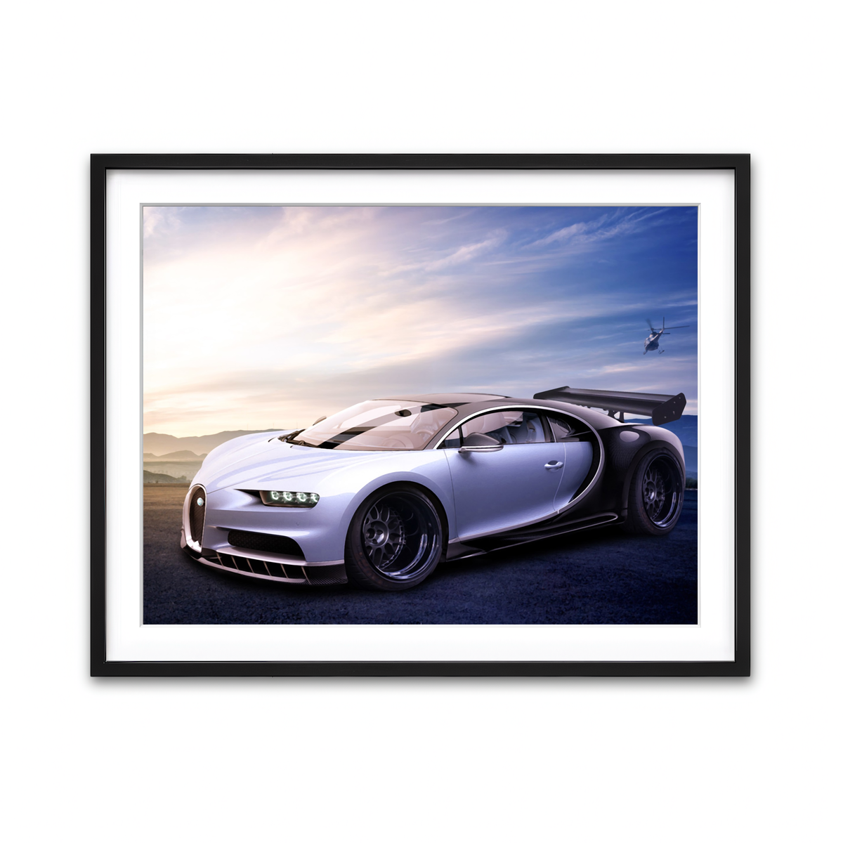 Framed Print 4x3 Black