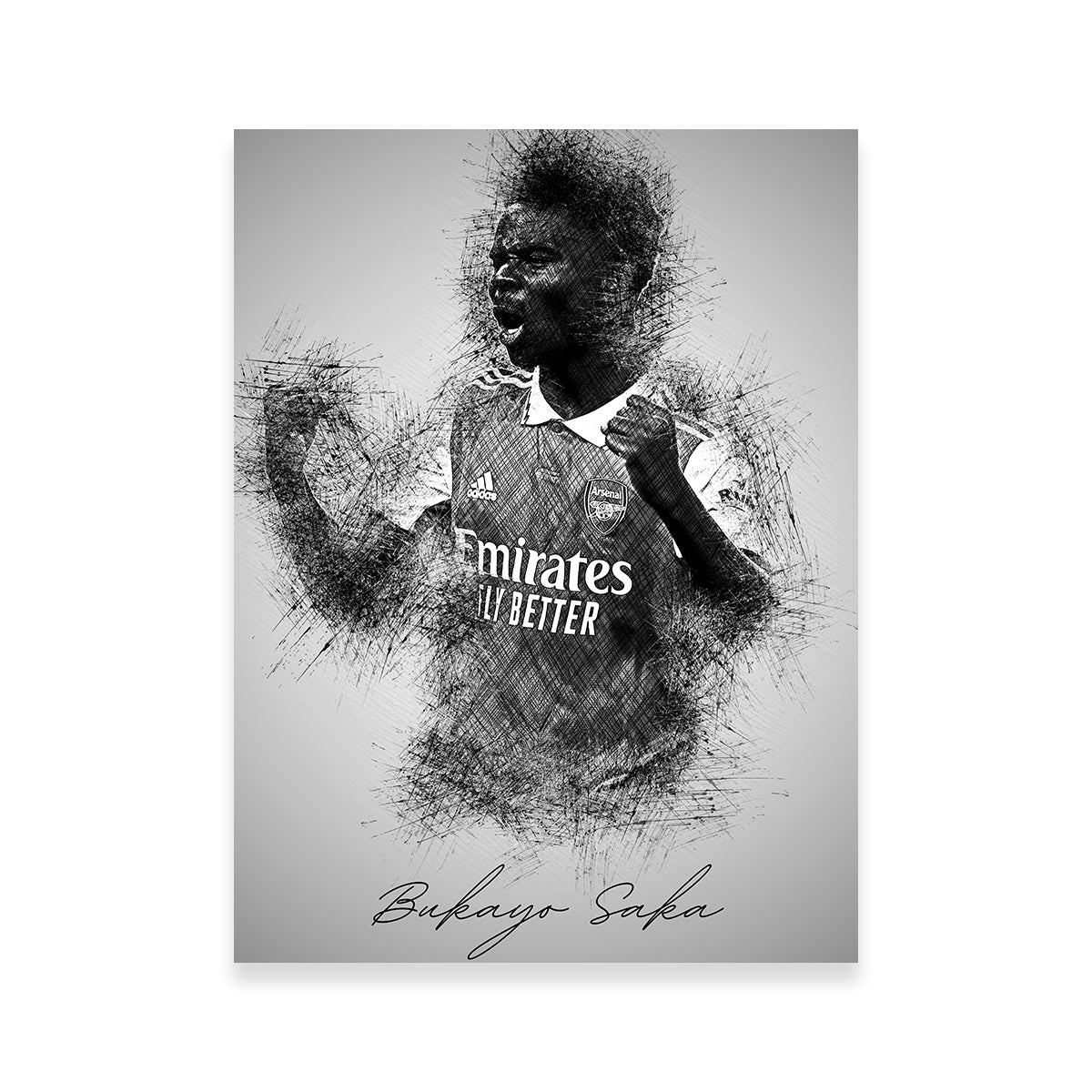 Bukayo Saka Wall Art