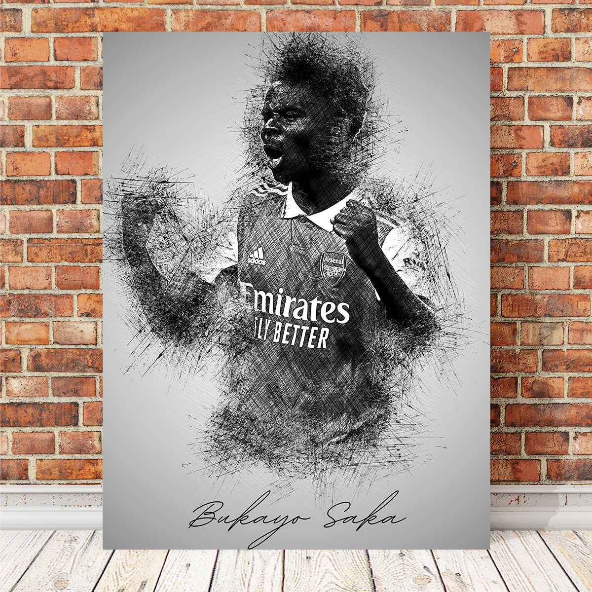 Bukayo Saka Wall Art