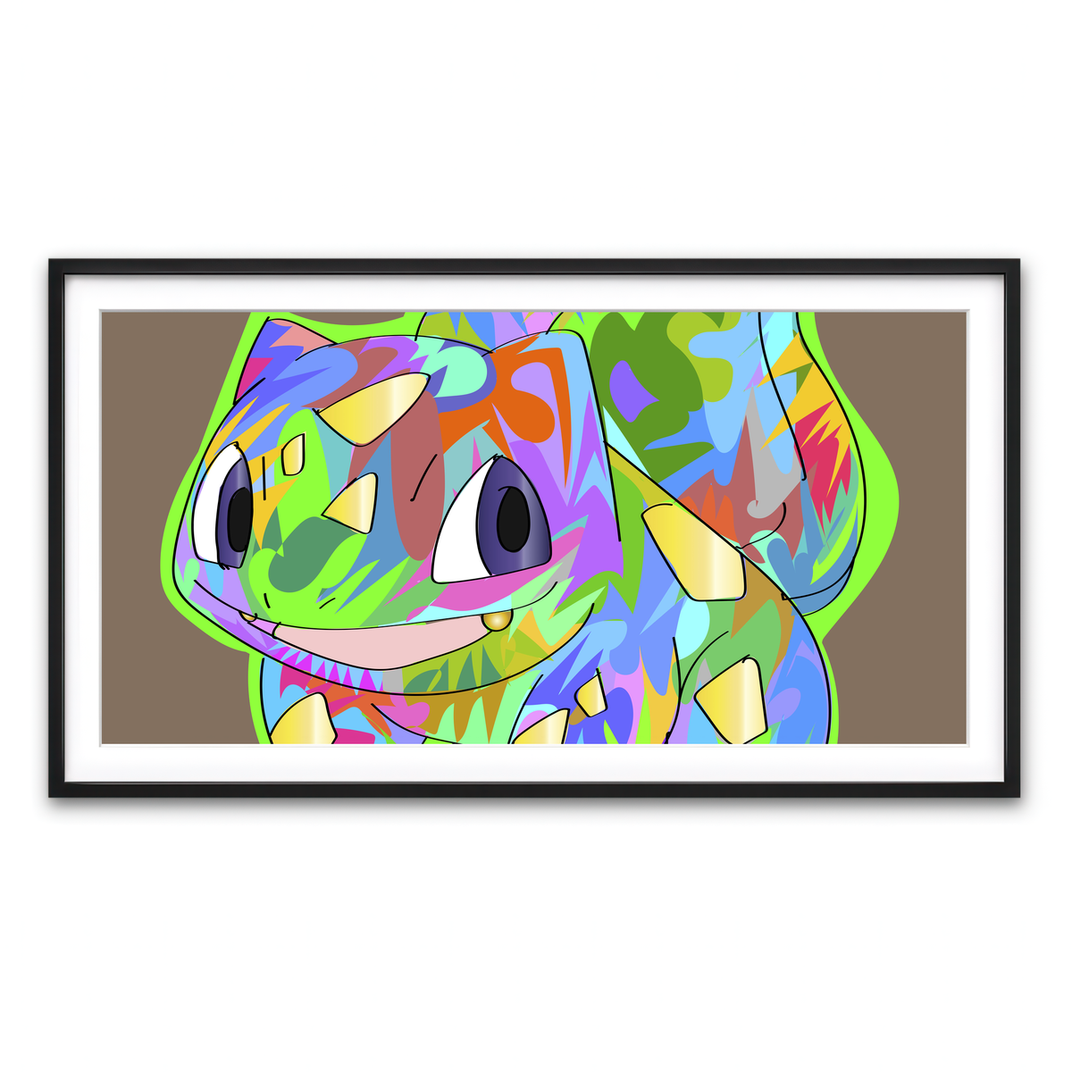 Framed Print 2x1 Black