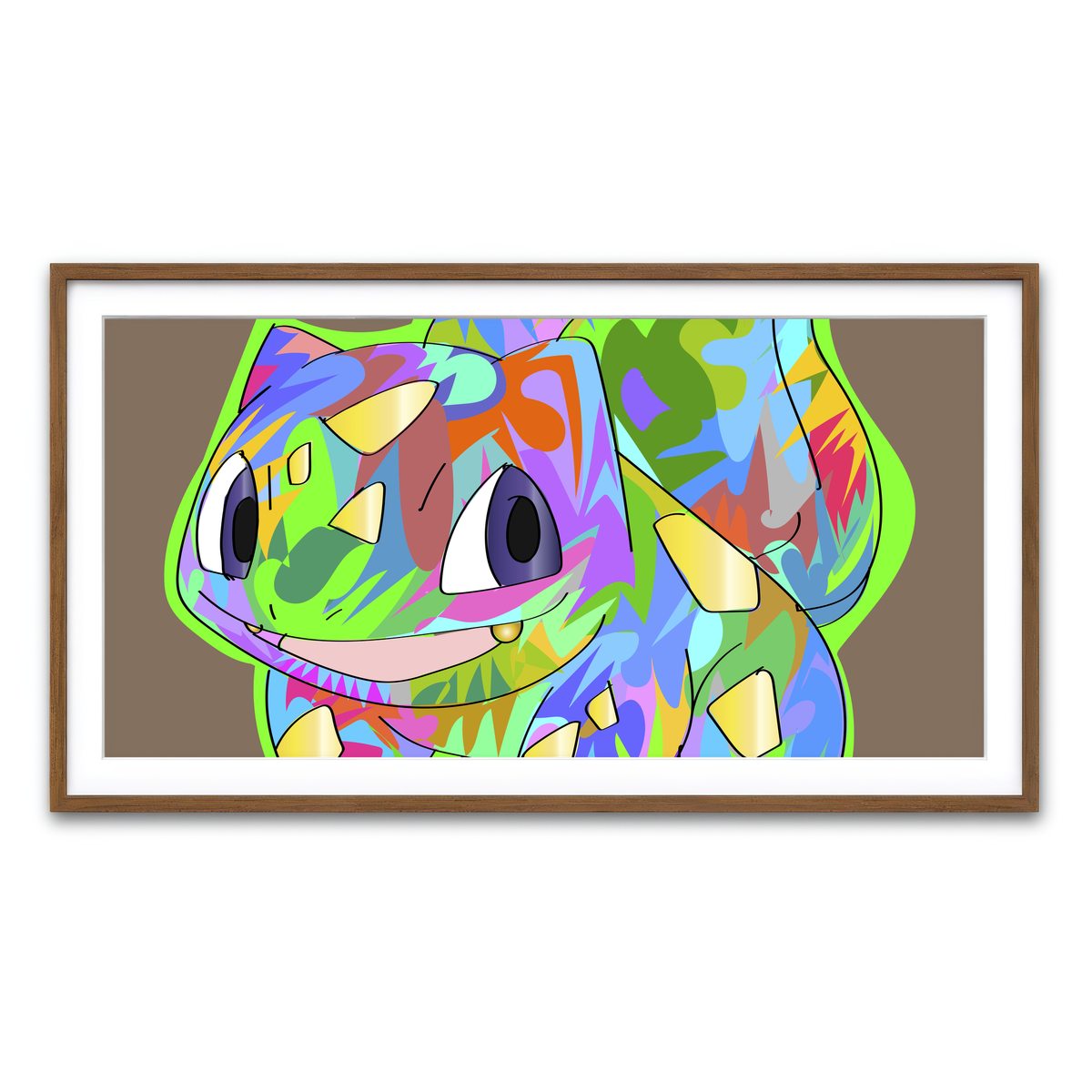 Framed Print 2x1 Walnut