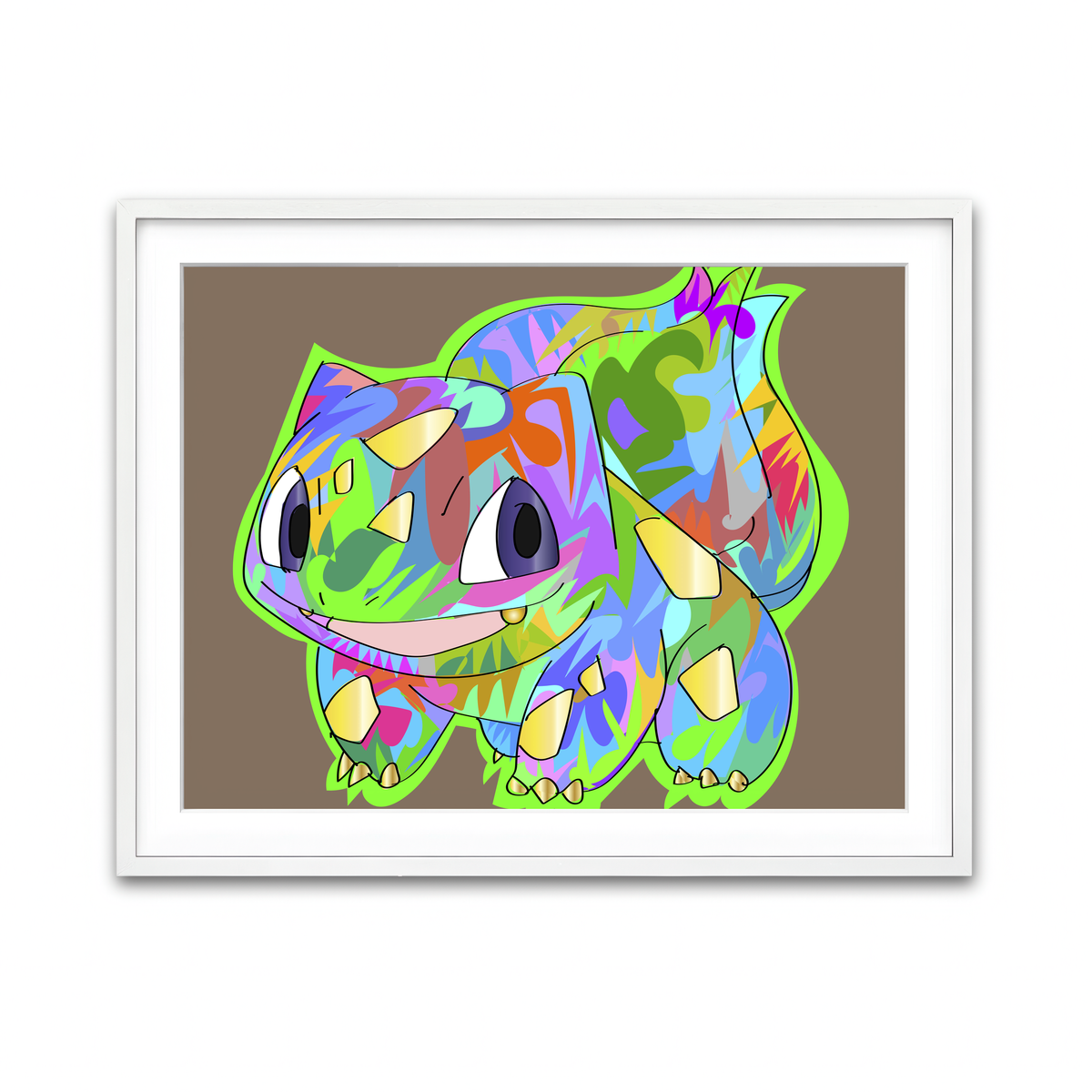 Framed Print 4x3 White