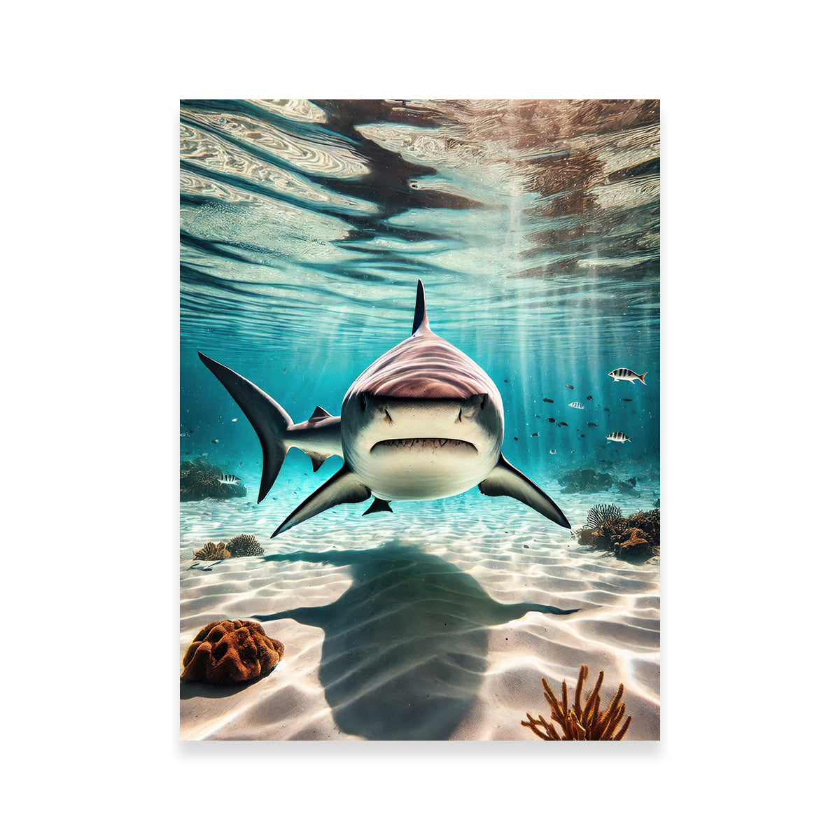 Bull Shark in Shallow Waters