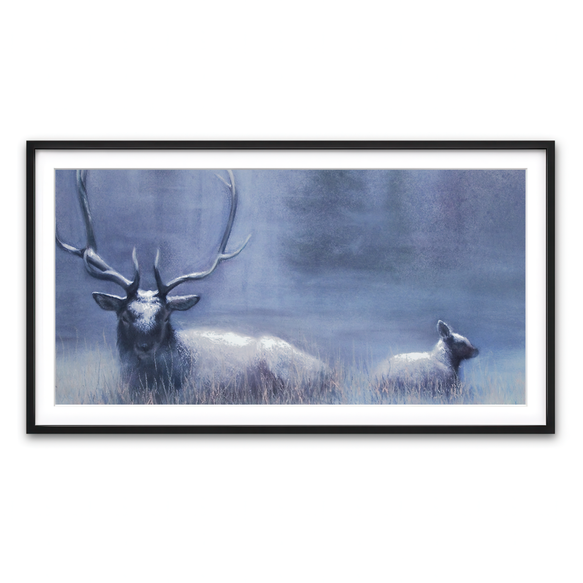 Framed Print 2x1 Black