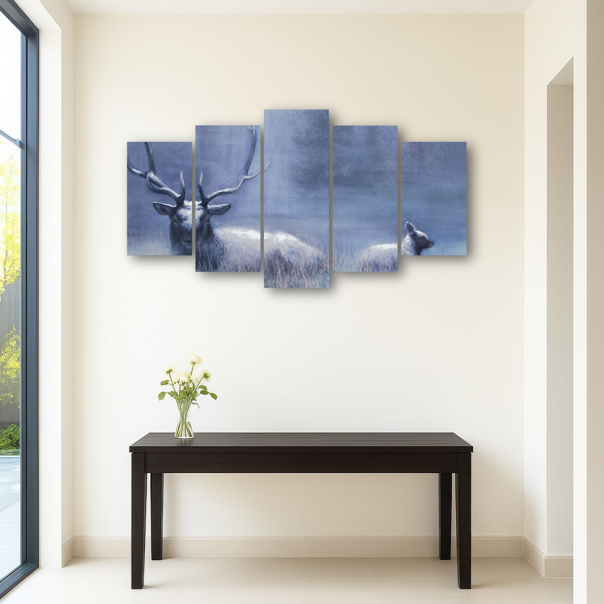 AUTO-MOCKUP ROOM | Bull Elk & Calf Blue