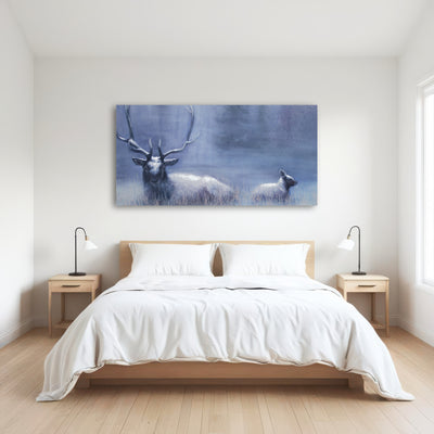 AUTO-MOCKUP ROOM | Bull Elk & Calf Blue