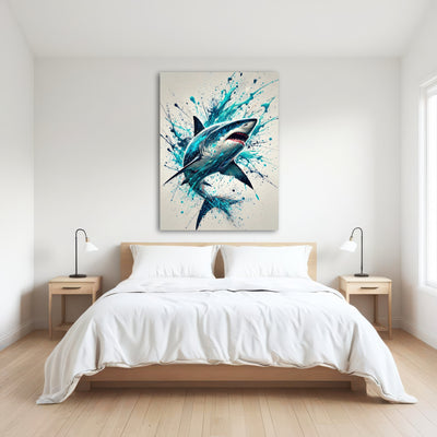 AUTO-MOCKUP ROOM | Bull Shark Blue Splash