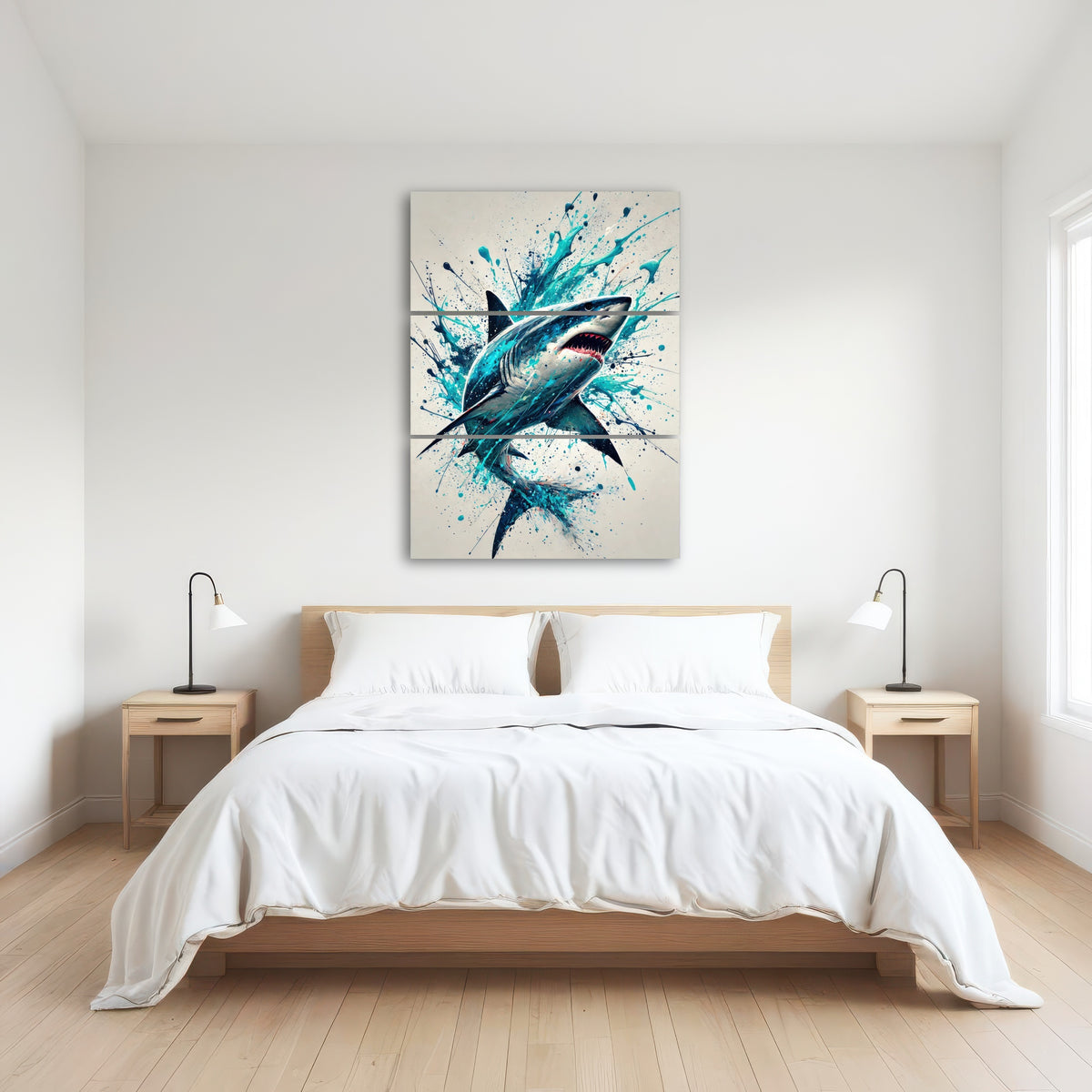 AUTO-MOCKUP ROOM | Bull Shark Blue Splash