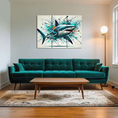 AUTO-MOCKUP ROOM | Bull Shark Color Spatter