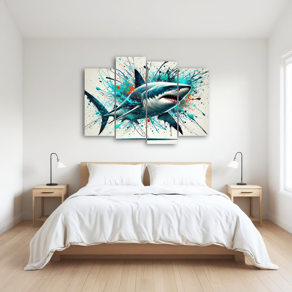 AUTO-MOCKUP ROOM | Bull Shark Color Spatter