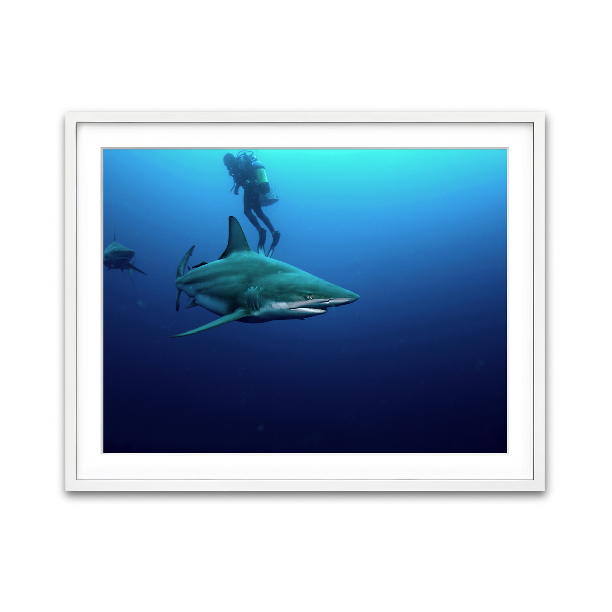 Framed Print 4x3 White