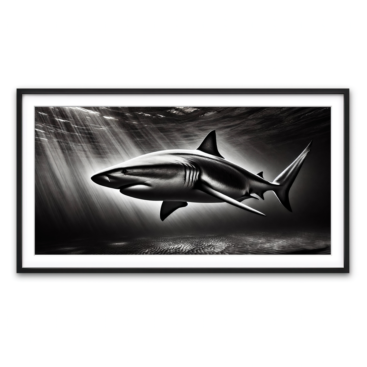 Framed Print 2x1 Black