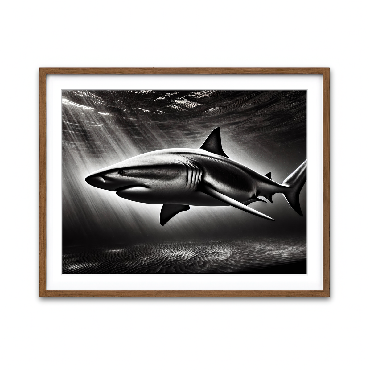 Framed Print 4x3 Walnut