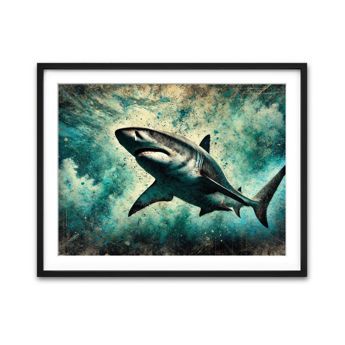 Framed Print 4x3 Black