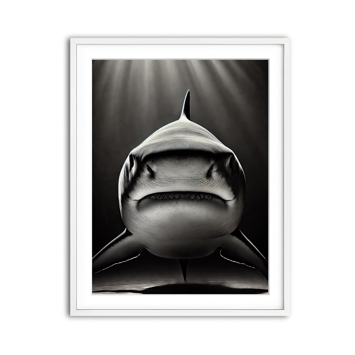 Framed Print 3x4 White