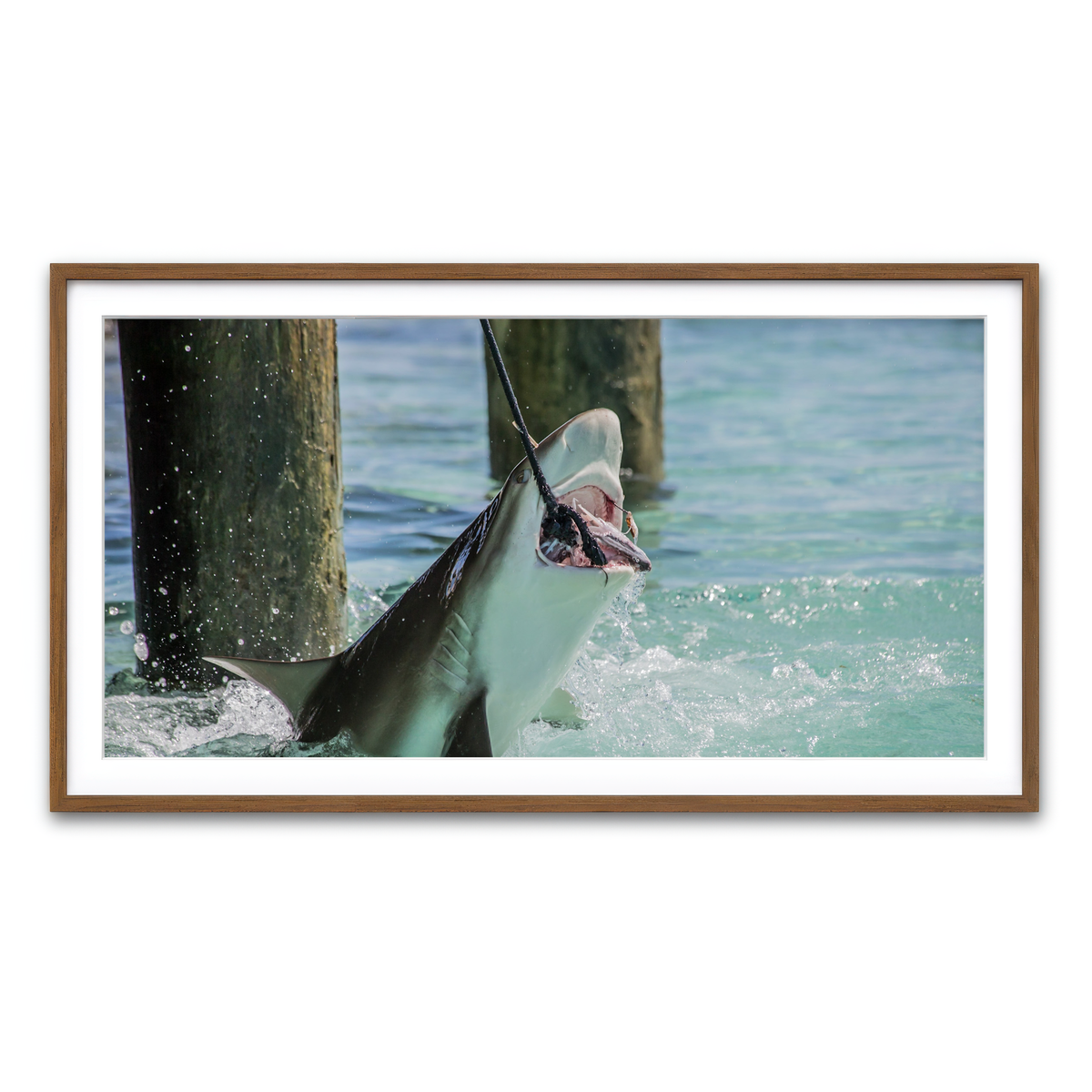 Framed Print 2x1 Walnut