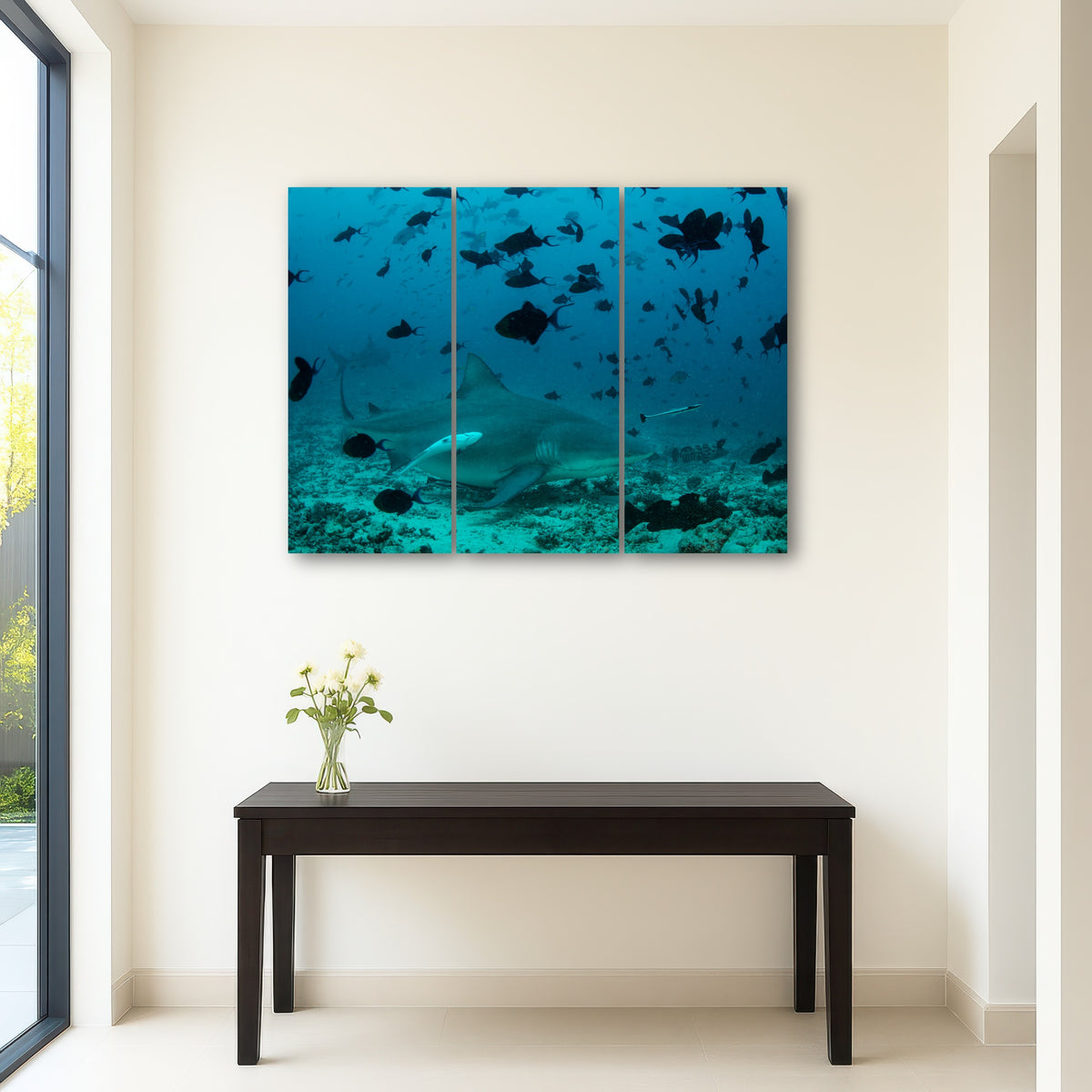 AUTO-MOCKUP ROOM | Bull Shark and Reef Fish
